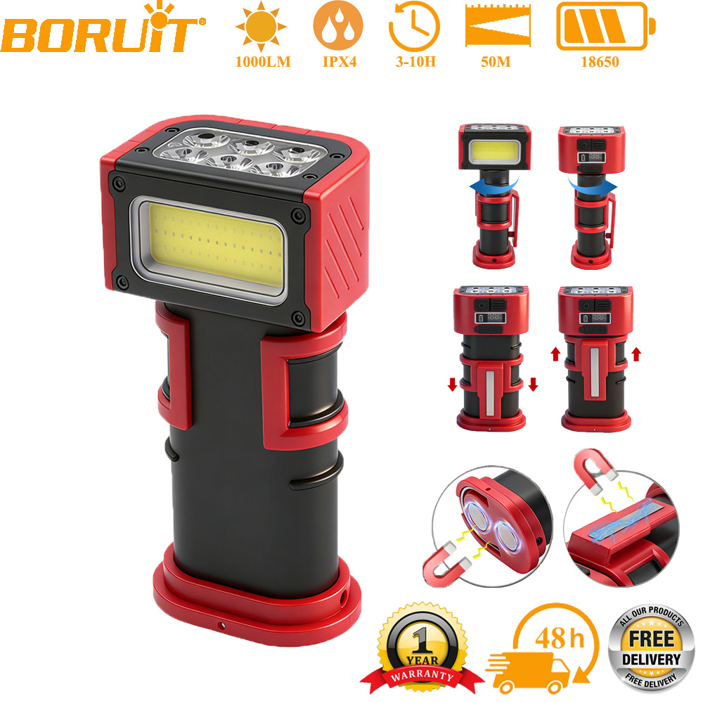 Fishing Equipment Carp - BORUiT Lampe de travail LED COB
