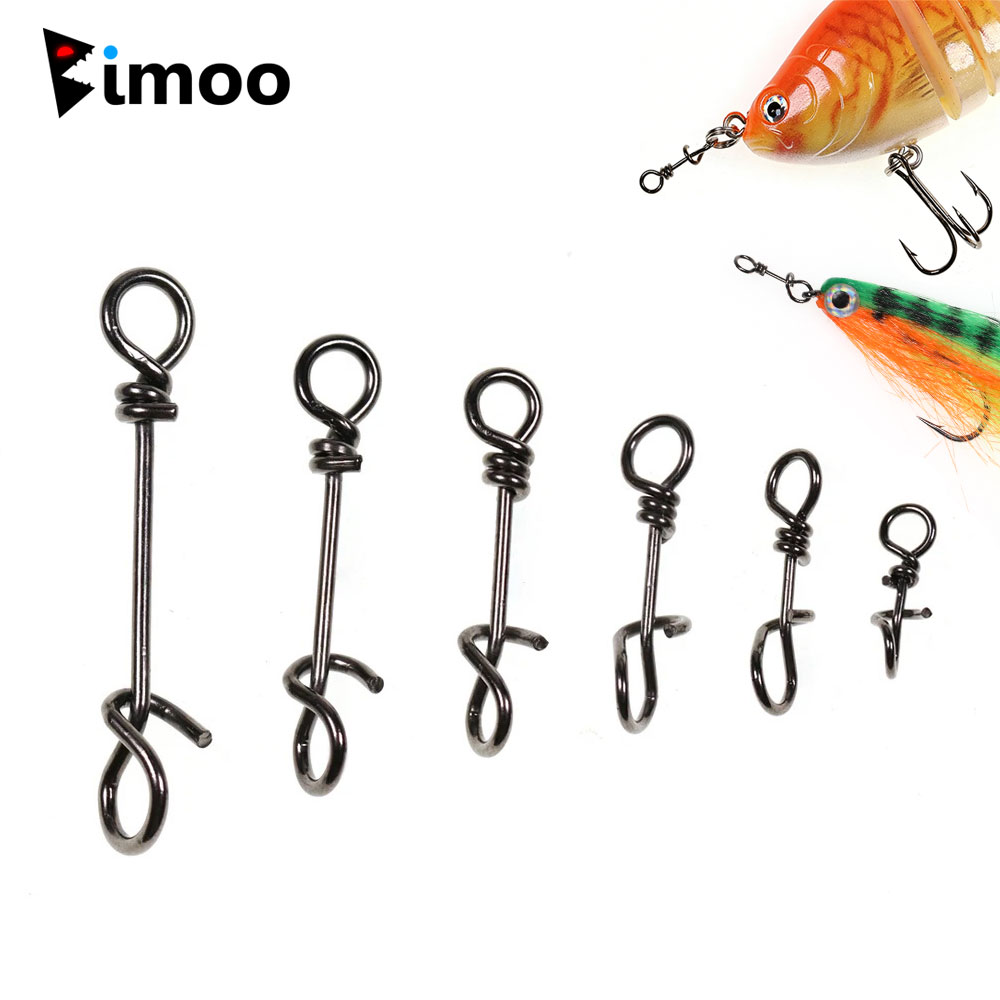 Fishing Equipment Cheap - Bimoo 50 pièces Connecteurs à ressort